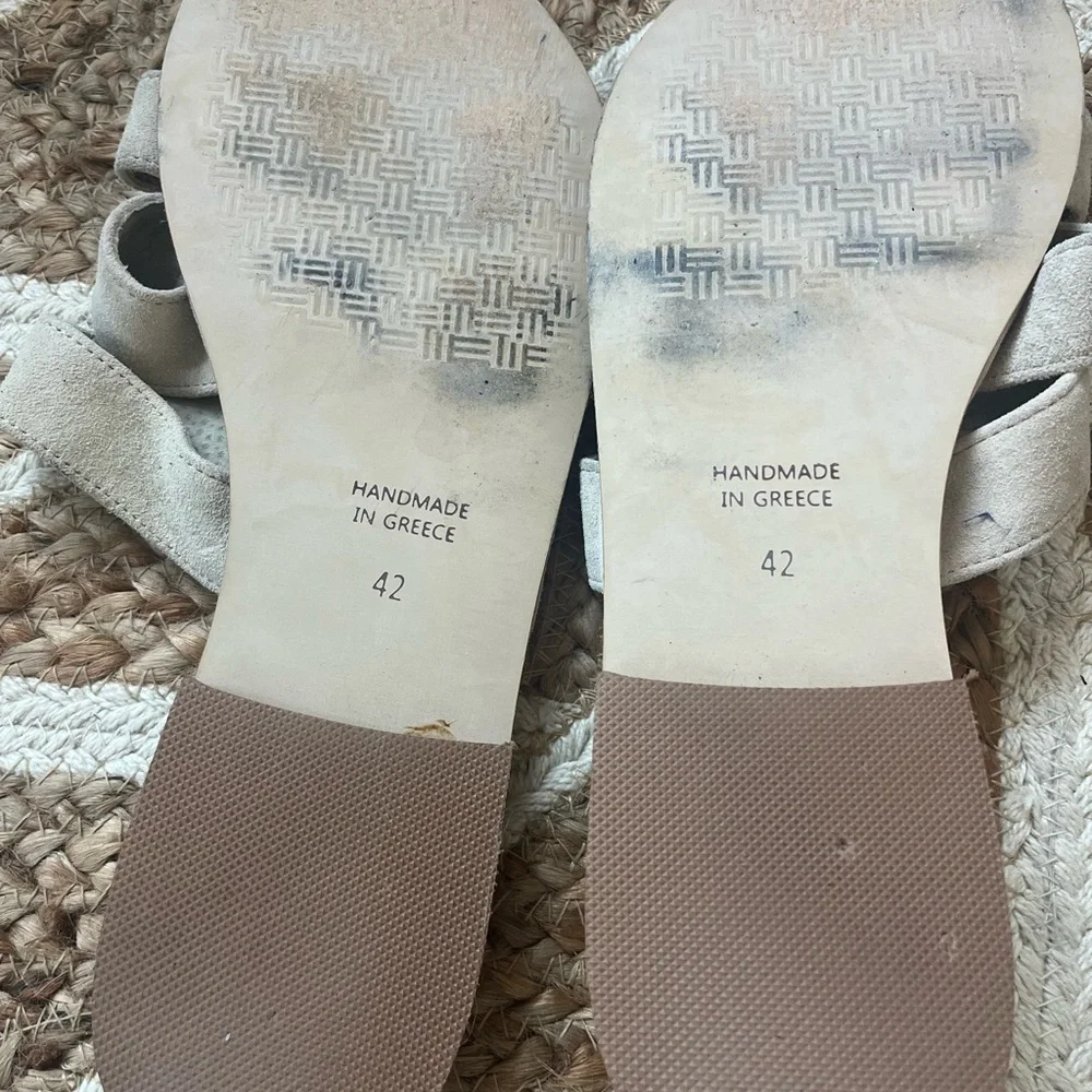 sandals, Handmade sandals, Suede Leather Flats, Summer sandals